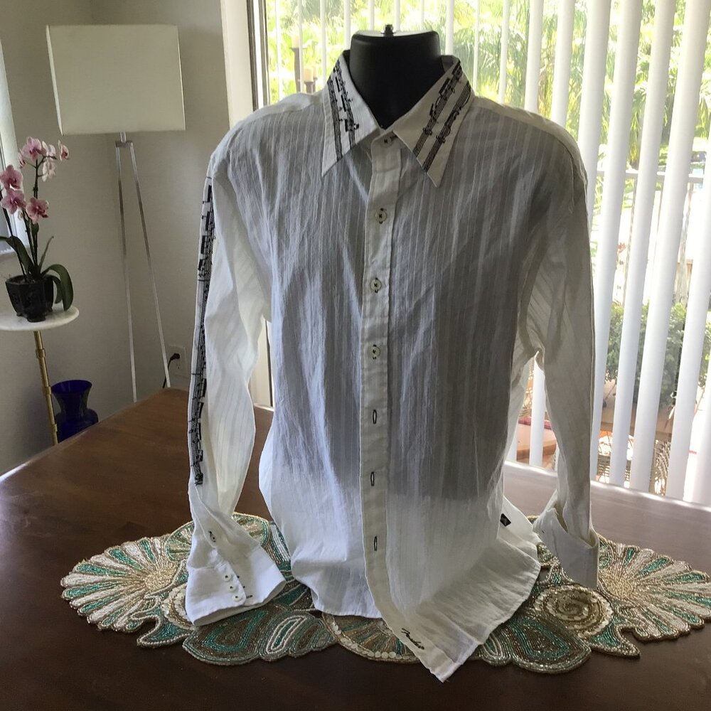 Fender men's ls casual dress SHIRT